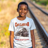 チェサピーク・アンド・オハイオ鉄道H8形蒸気機関車 2-6-6-6 Tシャツ