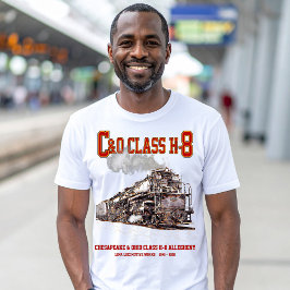 チェサピーク・アンド・オハイオ鉄道H8形蒸気機関車 Tシャツ