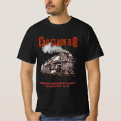 チェサピーク・アンド・オハイオ鉄道H8形2-6-6-6アレゲーニー蒸気機関車 Tシャツ (正面)