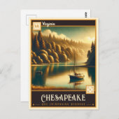 チェサピーク，バージニア |ヴィンテージはがき ポストカード (正面/裏面)