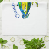 チェサピーク・ベイ・カニ キッチンタオル (折り畳み)