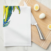 チェサピーク・ベイ・カニ キッチンタオル (四つ折り)