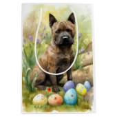 チェサピーク・ベイ・テリアとイースター・エッグホリデー ミディアムペーパーバッグ (正面)