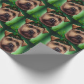 チェサピーク・ベイ・テリアイン・セント・パトリックのデイドレス ラッピングペーパー (角)