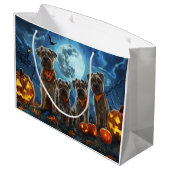 チェサピーク・ベイ・テリアハロウィン不気味 ラージペーパーバッグ (裏面アングル)