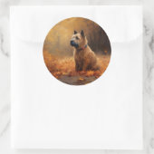 チェサピーク・ベイ・テリア離れイン秋 ラウンドシール (バッグ)