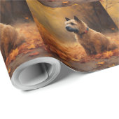 チェサピーク・ベイ・テリア離れイン秋 ラッピングペーパー (ロールコーナー)