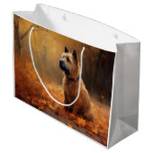 チェサピーク・ベイ・テリア離れイン秋 ラージペーパーバッグ (裏面アングル)