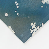 チェサピーク・ベイ・テリア・ドッグのスレッジ・クリスマス フリースブランケット (角)