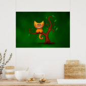 チェシャの子猫 ポスター (キッチン)