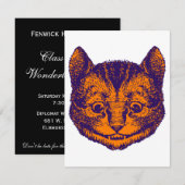 チェシャキャットプロム入札 招待状 (正面/裏面)