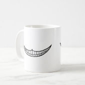 チェシャーのにやにや笑い コーヒーマグカップ (正面左)