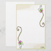 チェシャーのガStationery~ 便箋 (正面/裏面)