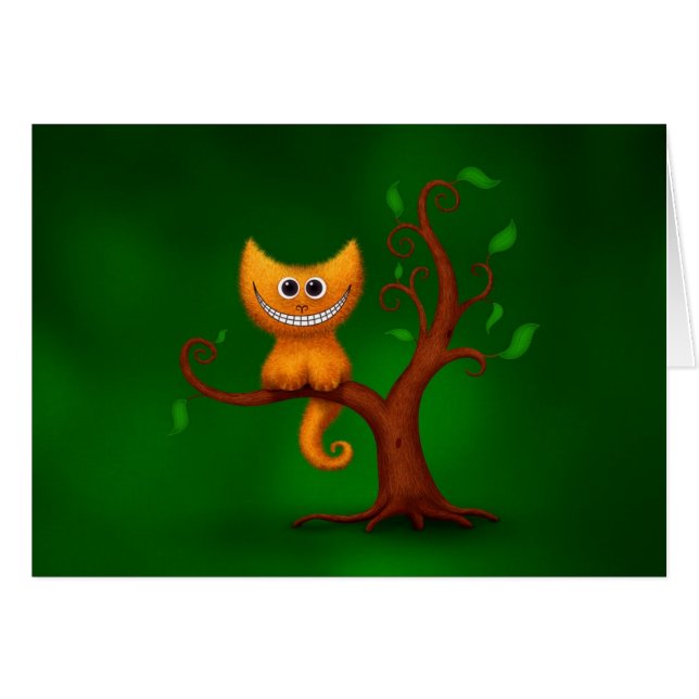 チェシャーの子ネコ (正面横)