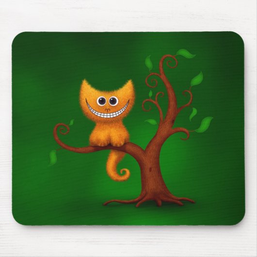 チェシャーの子ネコ マウスパッド (正面)