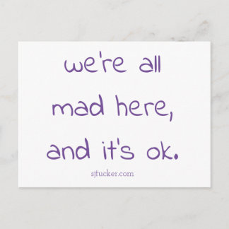 『チェシャーキッテン』の歌詞はがき ポストカード