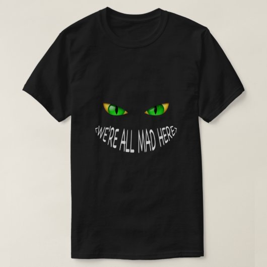 チェシャーキャッツスマイルカッコいい子猫 Tシャツ (デザイン正面)
