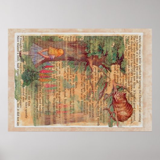 チェシャーキャットとアリス ポスター (正面)