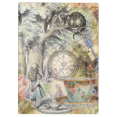 チェシャーキャットアリスワンダーランドクラシック クリップボード (裏面)