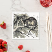 チェシャーキャットアリスワンダーランドクラシック スタンダードカクテルナプキン (インサイチュ)