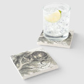 チェシャーキャットアリスワンダーランドクラシック ストーンコースター (横)