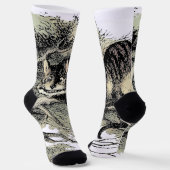 チェシャーキャットアリスワンダーランドクラシック ソックス (傾斜あり)