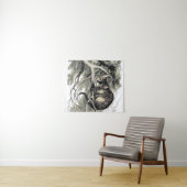 チェシャーキャットアリスワンダーランドクラシック タペストリー (インサイチュ(横))