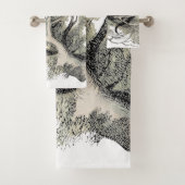 チェシャーキャットアリスワンダーランドクラシック バスタオルセット (インサイチュ)