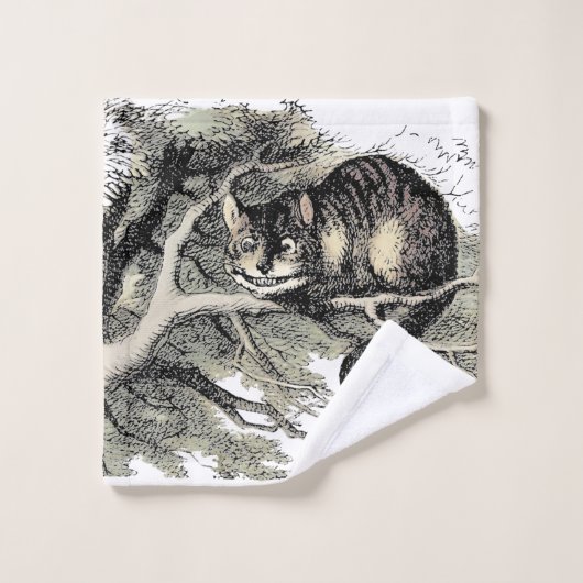 チェシャーキャットアリスワンダーランドクラシック バスタオルセット (ウォッシュタオル)