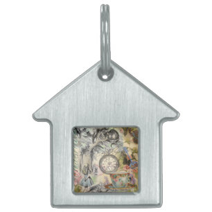 チェシャーキャットアリスワンダーランドクラシック ペットネームタグ