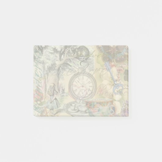 チェシャーキャットアリスワンダーランドクラシック ポストイット (正面)