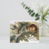 チェシャーキャットアリスワンダーランドクラシック ポストカード (スタンド正面)