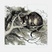 チェシャーキャットアリスワンダーランドクラシック メタルオーナメント (裏面)