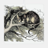 チェシャーキャットアリスワンダーランドクラシック メタルオーナメント (正面)