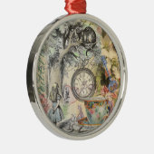 チェシャーキャットアリスワンダーランドクラシック メタルオーナメント (右)