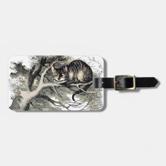 チェシャーキャットアリスワンダーランドクラシック ラゲッジタグ (正面横)