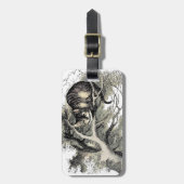 チェシャーキャットアリスワンダーランドクラシック ラゲッジタグ (正面縦)