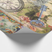 チェシャーキャットアリスワンダーランドクラシック ラッピングペーパー (角)