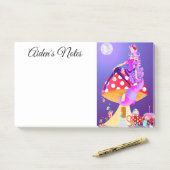 チェシャーキャットオンマッシュルームワンダーランド ポストイット (デスク)