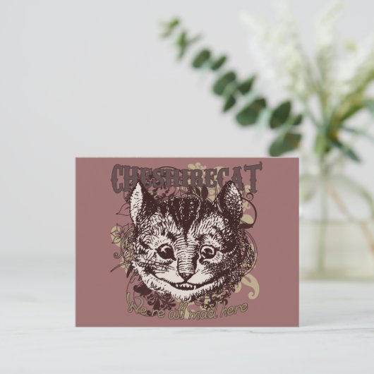 チェシャーキャットカーニベールスタイル ポストカード (スタンド正面)