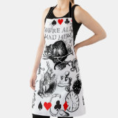 チェシャーキャットクラシックアリスin wonderland不機嫌 エプロン (インサイチュ)