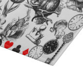 チェシャーキャットクラシックアリスin wonderland不機嫌 カッティングボード (角)