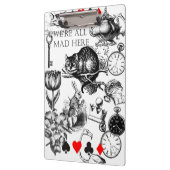 チェシャーキャットクラシックアリスin wonderland不機嫌 クリップボード (左)