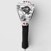 チェシャーキャットクラシックアリスin wonderland不機嫌 ゴルフヘッドカバー (正面)