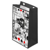 チェシャーキャットクラシックアリスin wonderland不機嫌 スモールペーパーバッグ (正面アングル)