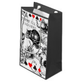 チェシャーキャットクラシックアリスin wonderland不機嫌 スモールペーパーバッグ (裏面アングル)