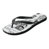 チェシャーキャットクラシックアリスin wonderland不機嫌 ビーチサンダル (アングル)