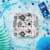 チェシャーキャットクラシックアリスin wonderland不機嫌 ペーパープレート (パーティー)