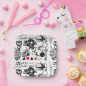 チェシャーキャットクラシックアリスin wonderland不機嫌 ペーパープレート (パーティー)