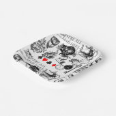 チェシャーキャットクラシックアリスin wonderland不機嫌 ペーパープレート (傾斜あり)